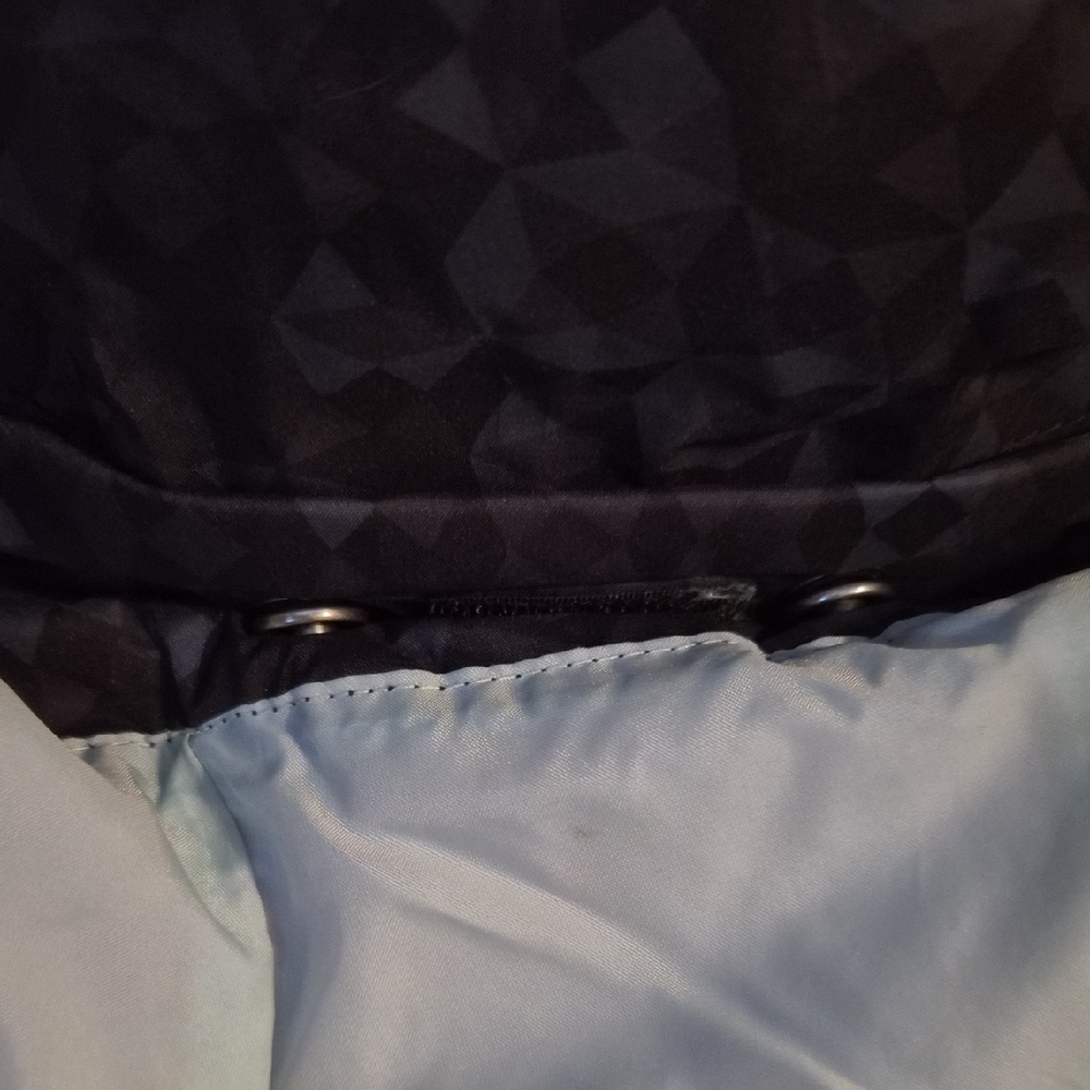 Columbia Black Patterned Jacket with Light Mint T… - image 7